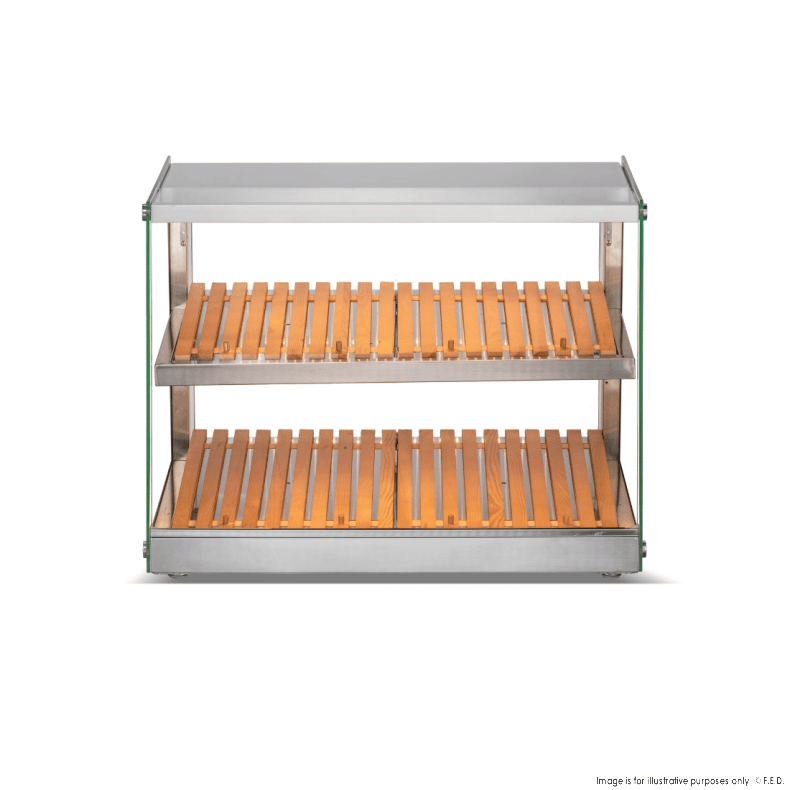 Bonvue ADS-150 Ambient Benchtop Display – 150L, LED & Bamboo Shelf - Image 2