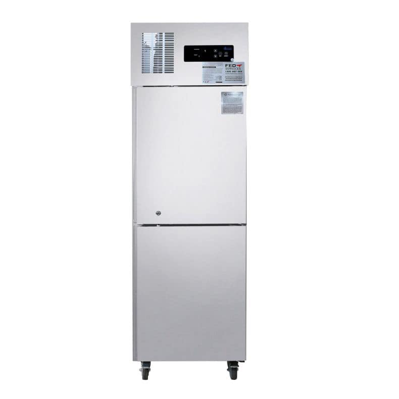 Thermaster SUF500 Tropical 500L Stainless Steel Freezer with 2 Half Doors
