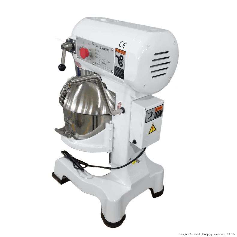 Yasaki B20KG 20L Heavy Duty Planetary Mixer – Gear Drive, 3 Speed, SS Bowl - Image 2
