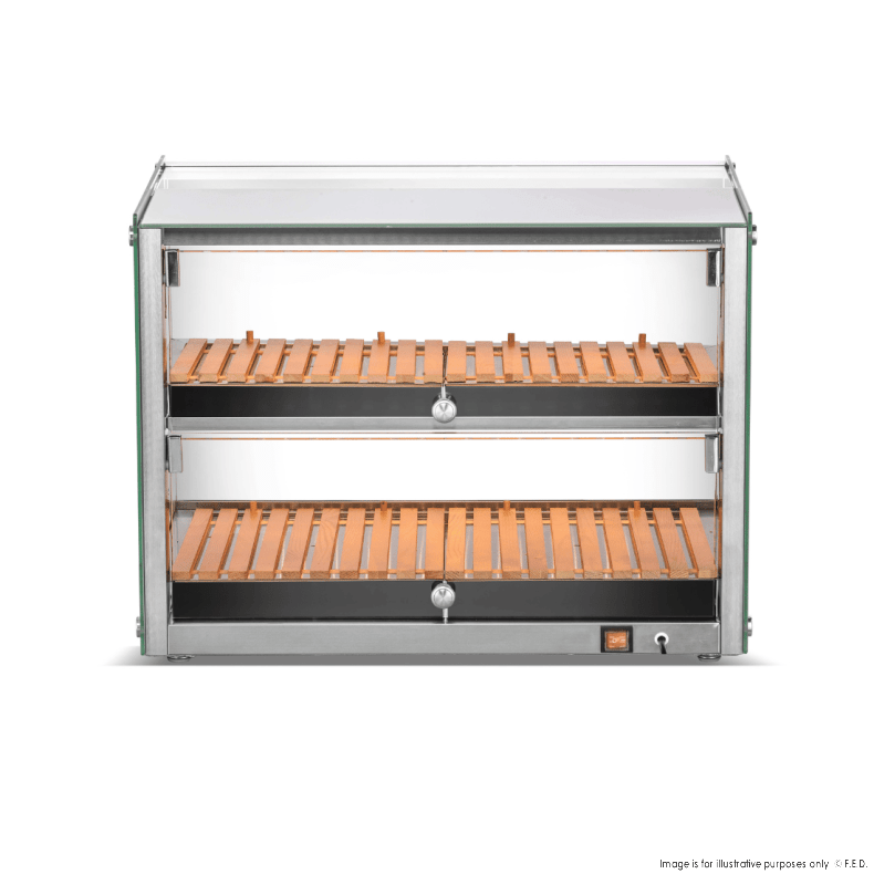 Bonvue ADS-150 Ambient Benchtop Display – 150L, LED & Bamboo Shelf - Image 4