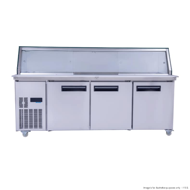 Thermaster Cold Salad & Noodle Bar 6x1/1 GN Pans - PG210FA-XG