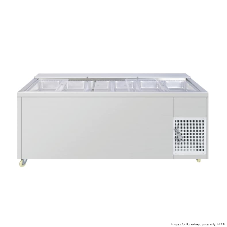 Thermaster PG210FA-XB Three Door Cold Bench Salad Station – 1000L - Image 3