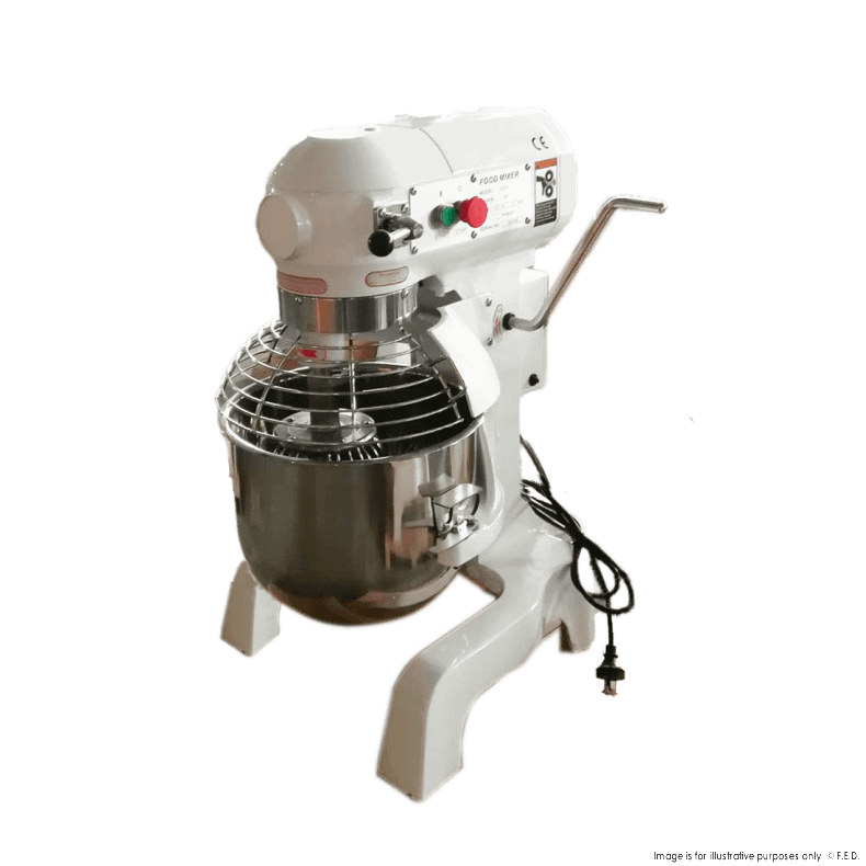 Yasaki B20KG 20L Heavy Duty Planetary Mixer with Stainless Steel Bowl, Gear Drive