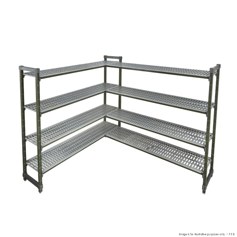 FED Modular Systems Poly Coolroom Shelving Add-On Kit – 1525mm - Image 2