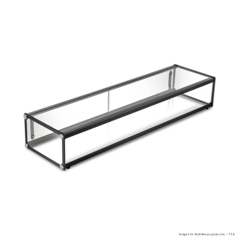 Bonvue AD1-1200 Pre-Assembled Single Layer Ambient Display Showcase – 68L, 1200mm - Image 2