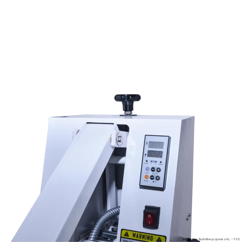 Tyrone DP-18S Round Dough Press – 18" Heated, Digital, Commercial - Image 4