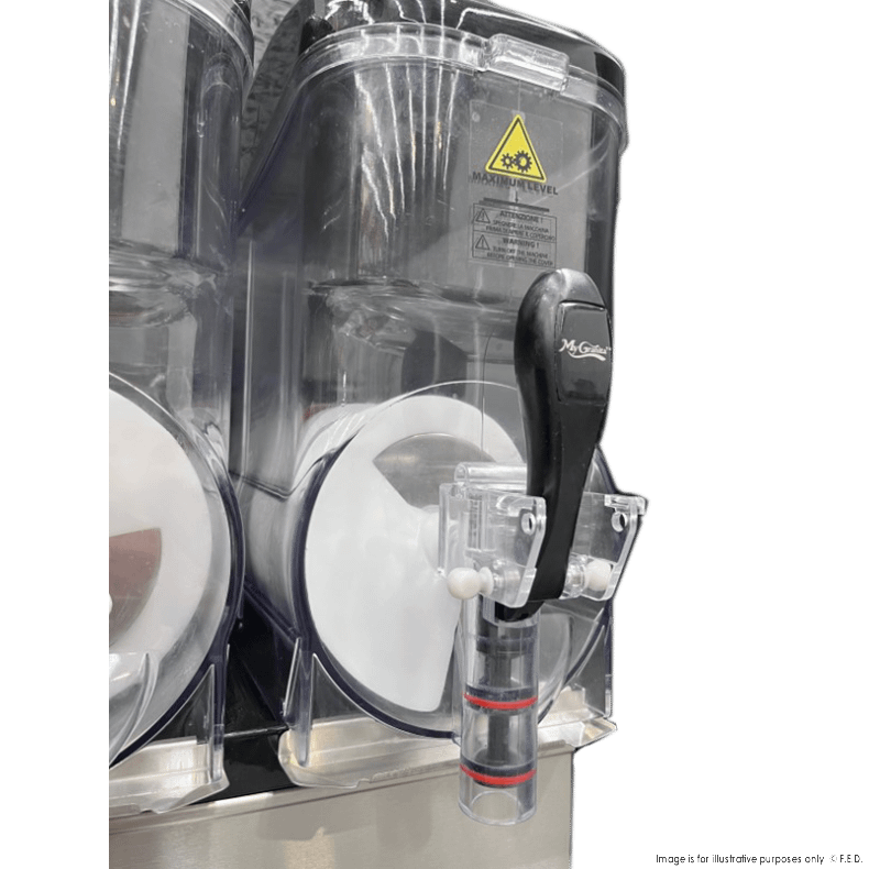 Benchstar FABIGANI-3S Slushie Machine – 3 x 12L Bowls, 1100W - Image 3