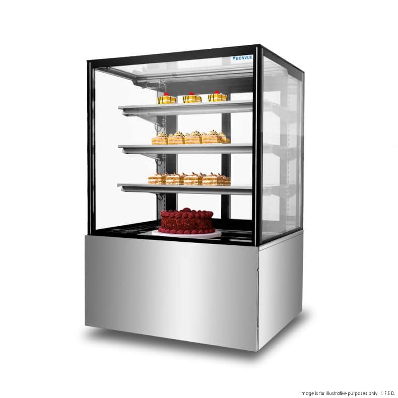 Bonvue SF830V Cake Display Fridge – 560L, 900mm Wide | GEMS 4-Star - Image 2