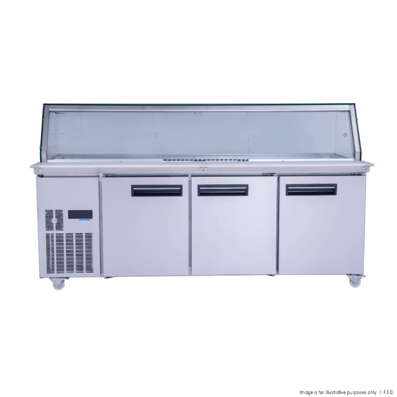 Thermaster Cold Salad & Noodle Bar 6x1/1 GN Pans - PG210FA-XG - Image 2