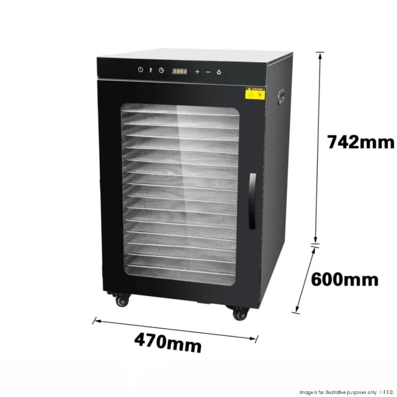 Benchstar FD-16HB Food Dehydrator – 16 Trays - Image 2