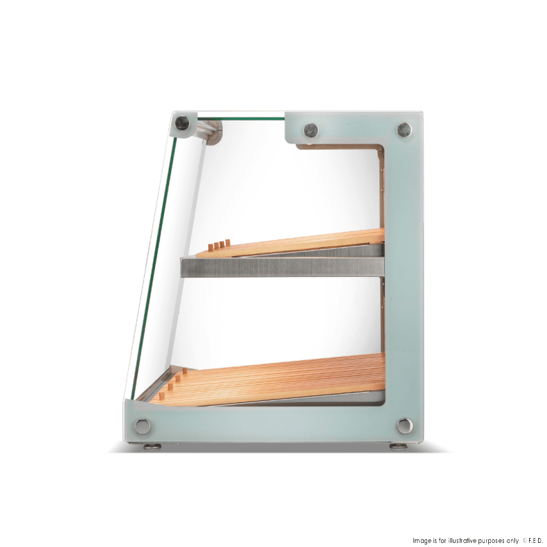 Bonvue ADS-150 Ambient Benchtop Display – 150L, LED & Bamboo Shelf - Image 3