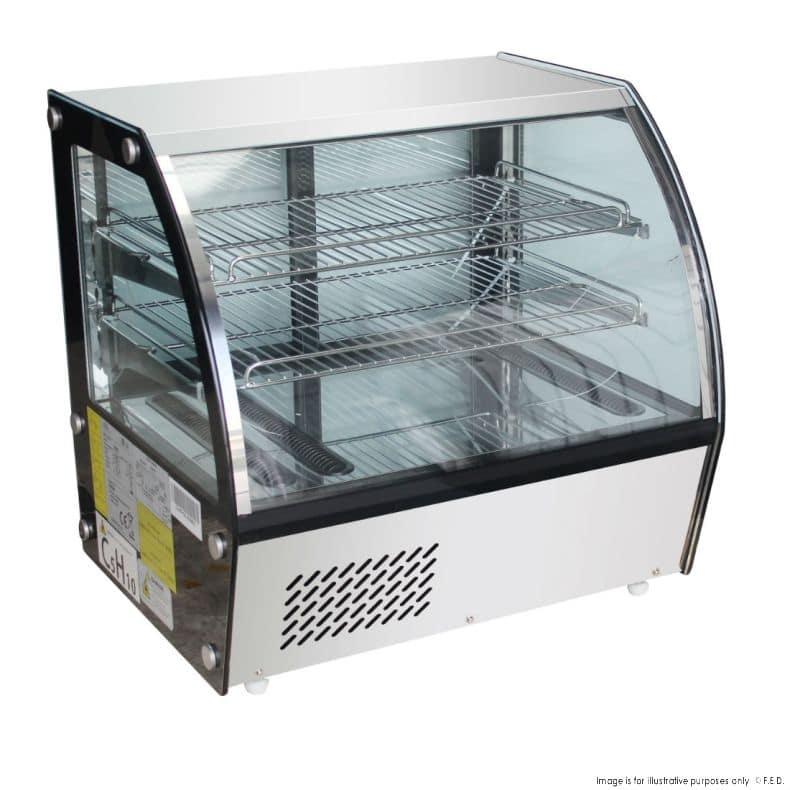 Bonvue HTR120N Counter-Top Chilled Food Display – 115L Capacity for Cafés & Restaurants