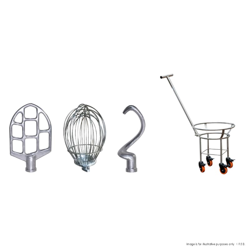 Tyrone B60GX 60L Heavy Duty Planetary Mixer – Variable Speed with Trolley - Image 5