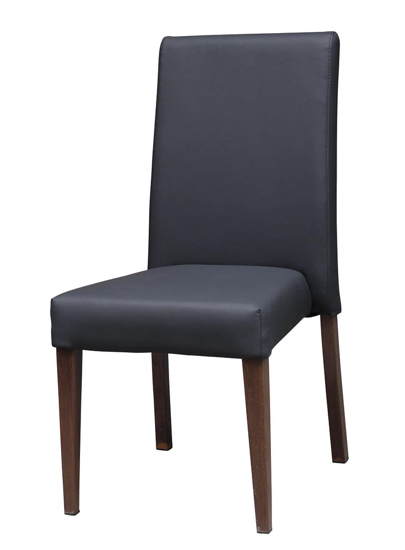 Taupe London Chair with Timber Look Legs - Sophisticated Seating for Commercial Spaces - Image 3