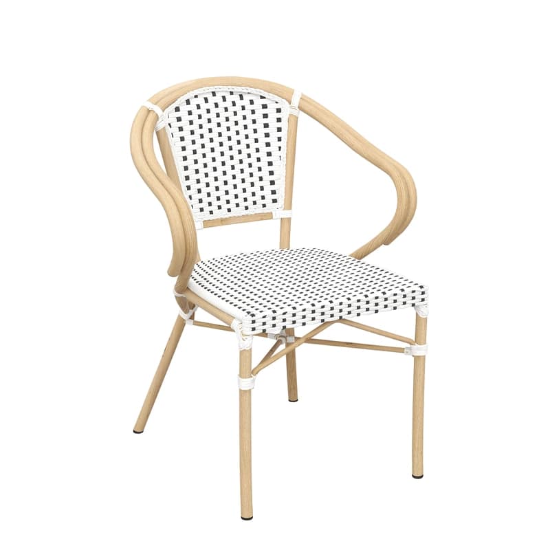 Eiffel Arm Chair with Natural Frame - Elegance Meets Durability