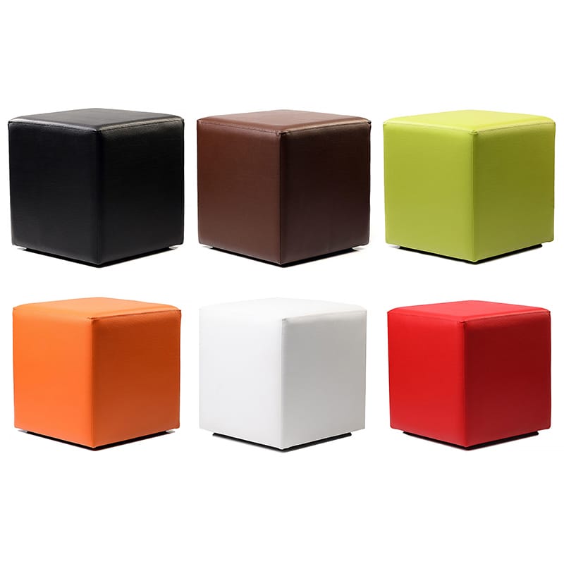 Ottoman Cube - Black - Image 2