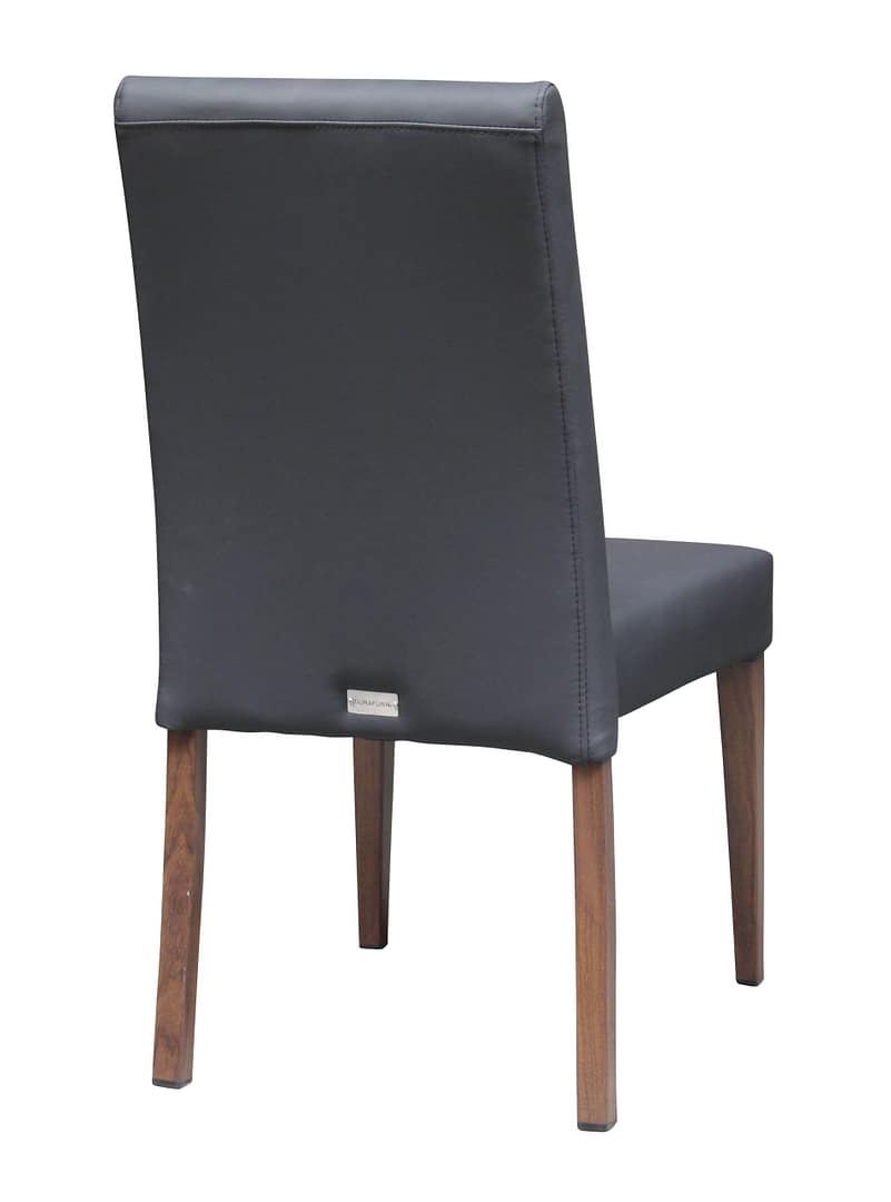 Taupe London Chair with Timber Look Legs - Sophisticated Seating for Commercial Spaces - Image 2