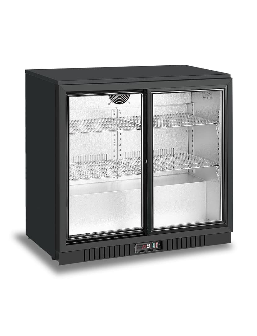 Atosa BB-208SEC 2-Sliding Door Back Bar Cooler – 208L Capacity | Ideal for Bars & Cafés - Image 2