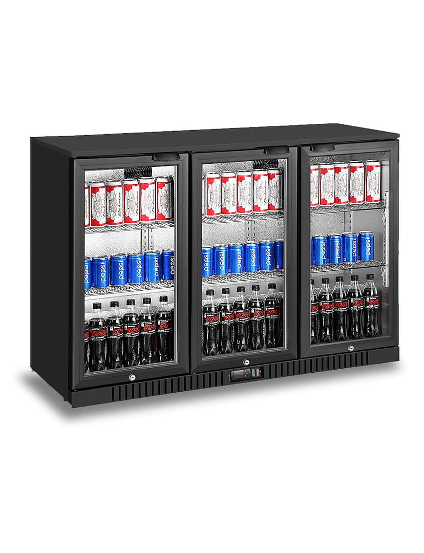 Atosa BB-330HEC Triple Swing Door Back Bar Cooler – 330L - Image 2