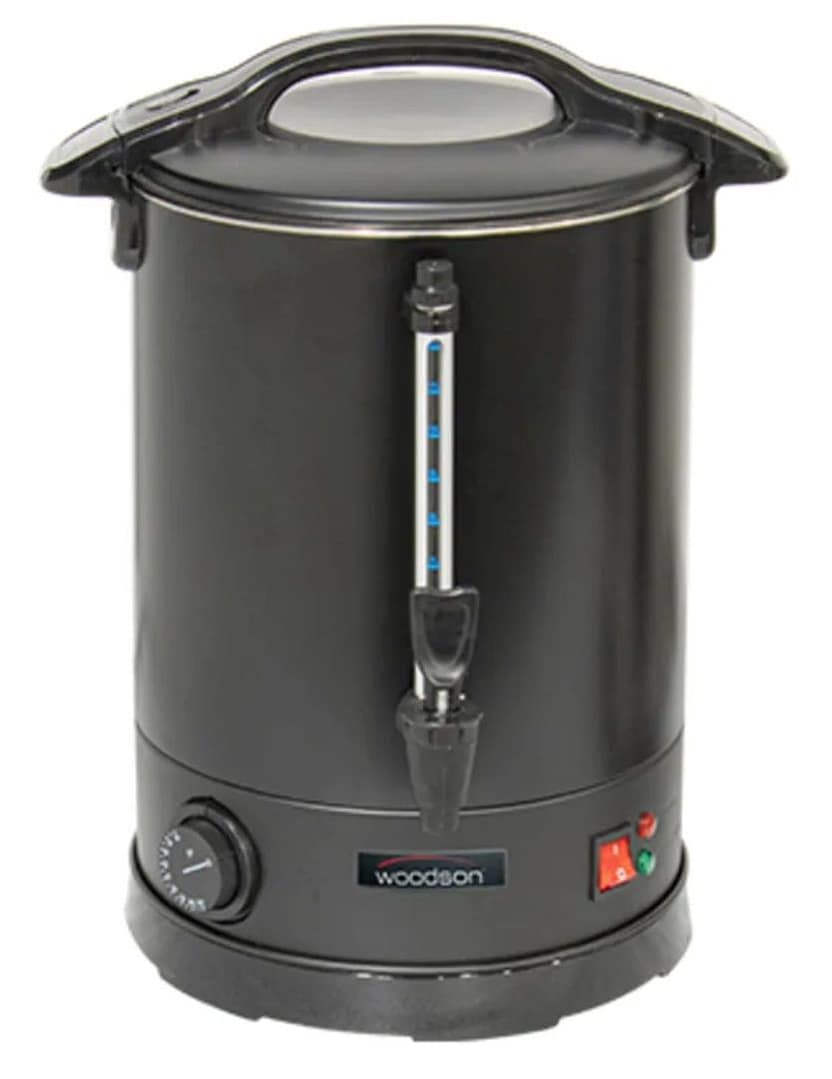 Woodson W.URN10.B Black 10L Hot Water Urn – Thermostat, Stainless Steel