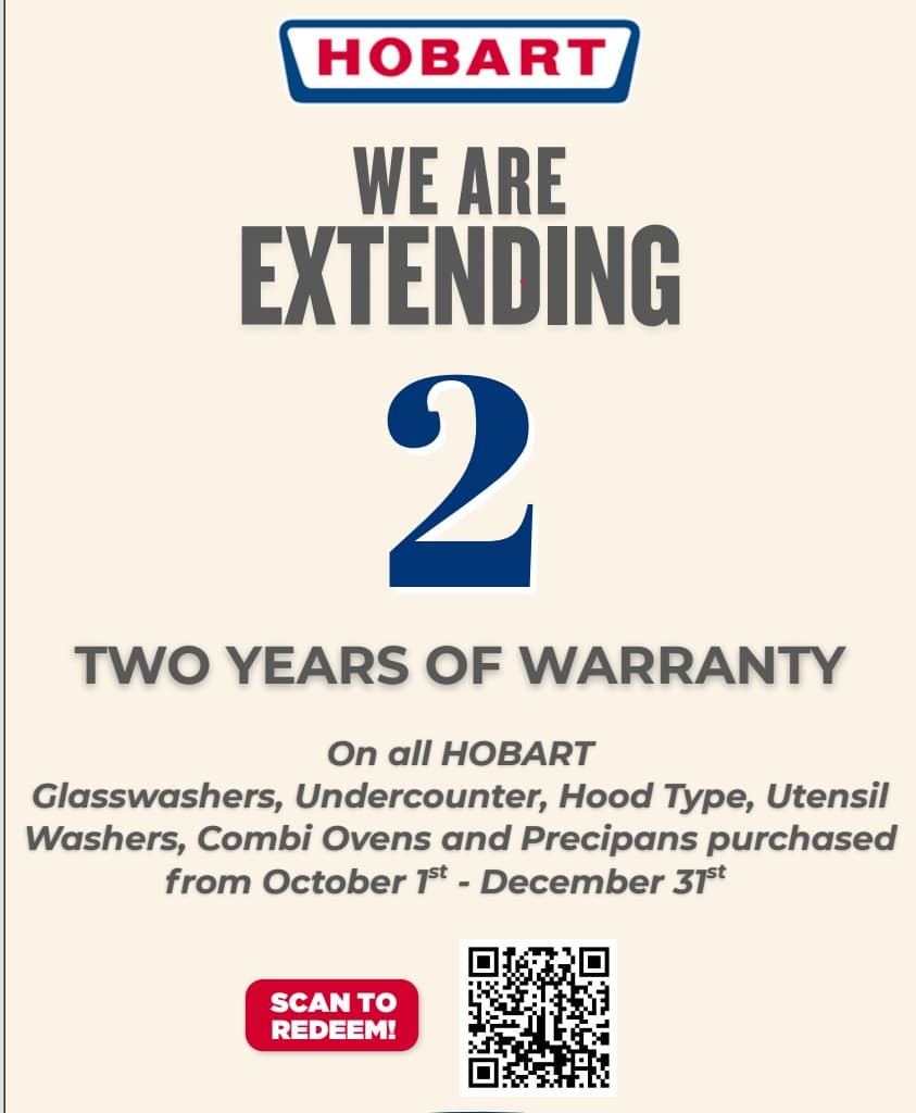 Hobart FPC-10C Premax Premium Cutlery Undercounter Dishwasher – 0.8 L Eco Cycle - Image 2