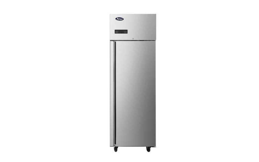 Atosa JBF40FSGR Slimline Upright Single Door Freezer – 488L, fan-forced, auto defrost