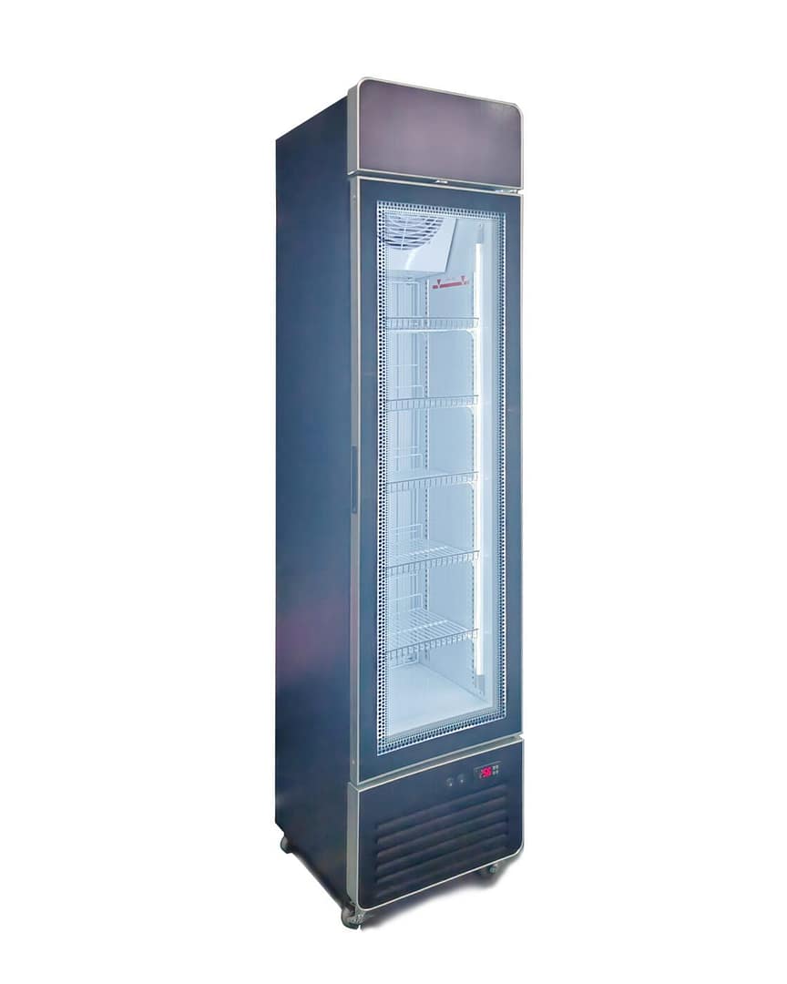 Cold Display Solution USR-215 Slimline Display Fridge – 215L, Black - Image 3