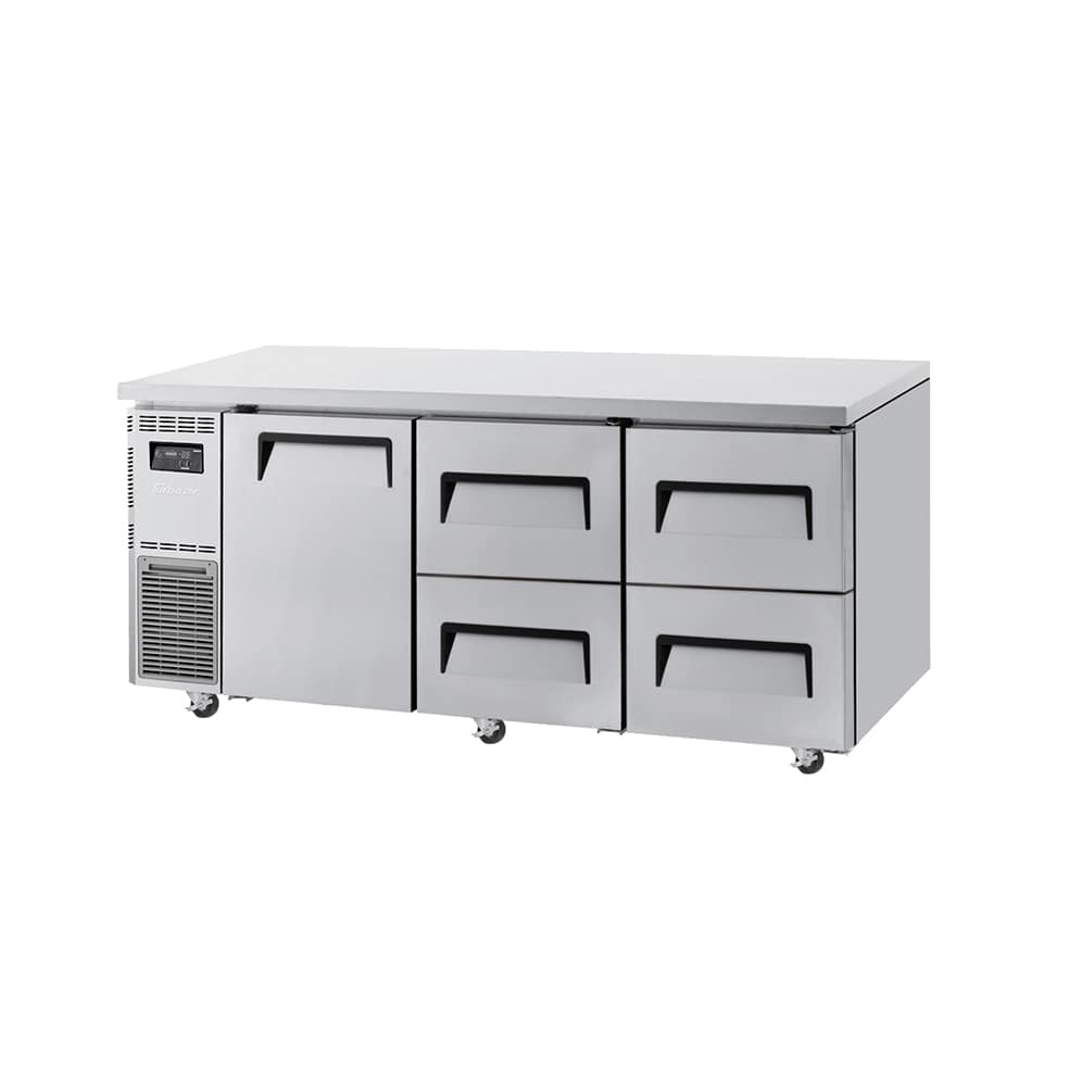 Turbo Air KUR18-2D-4 Efficient Series 4-Drawer, 1-Door Undercounter Fridge - 1800mm