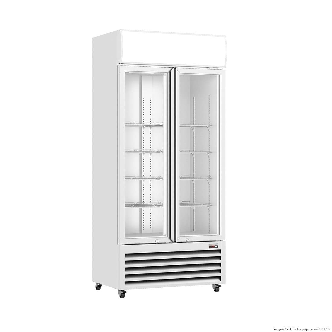 Thermaster LG-580P Upright Glass Door Display Fridge – 568L